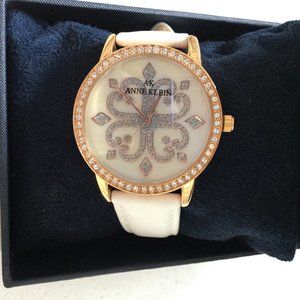 Anne Klein Genuine Leather Watch